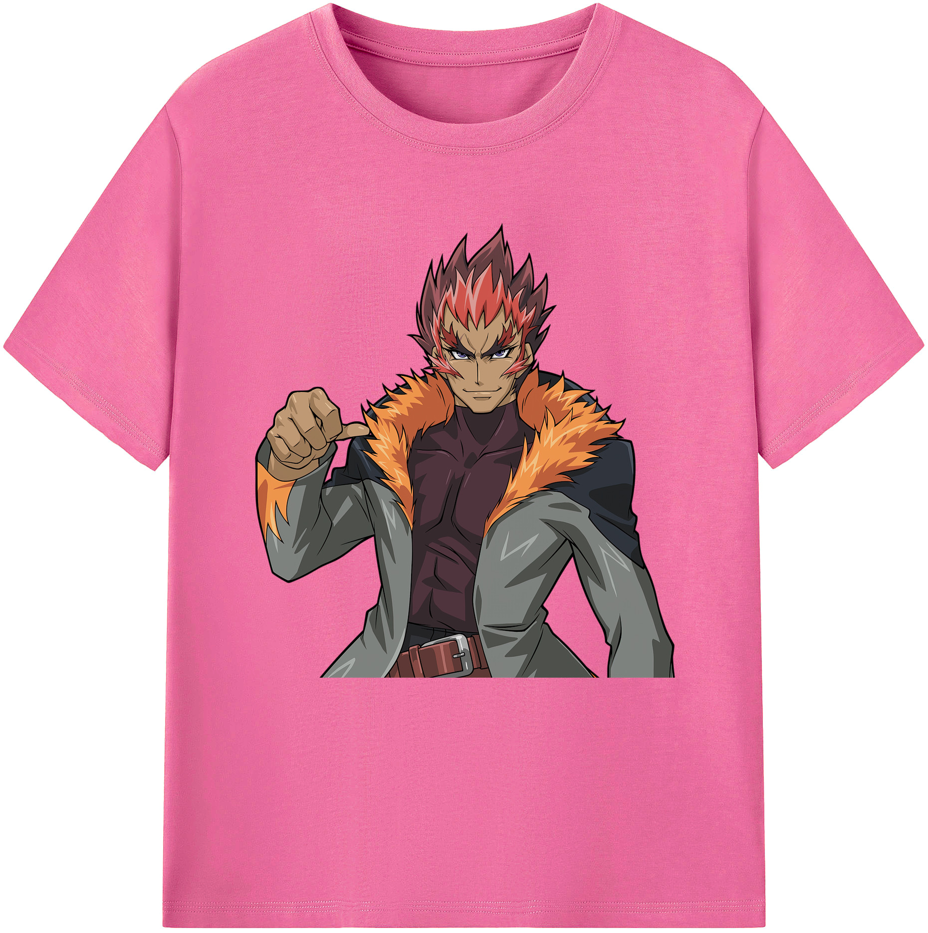（画像用） 遊☆戯☆王 Yu-Gi-Oh! レディースカジュアルプリントTシャツ（綿100％）